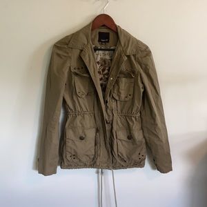 Green Military Jacket Size: Small